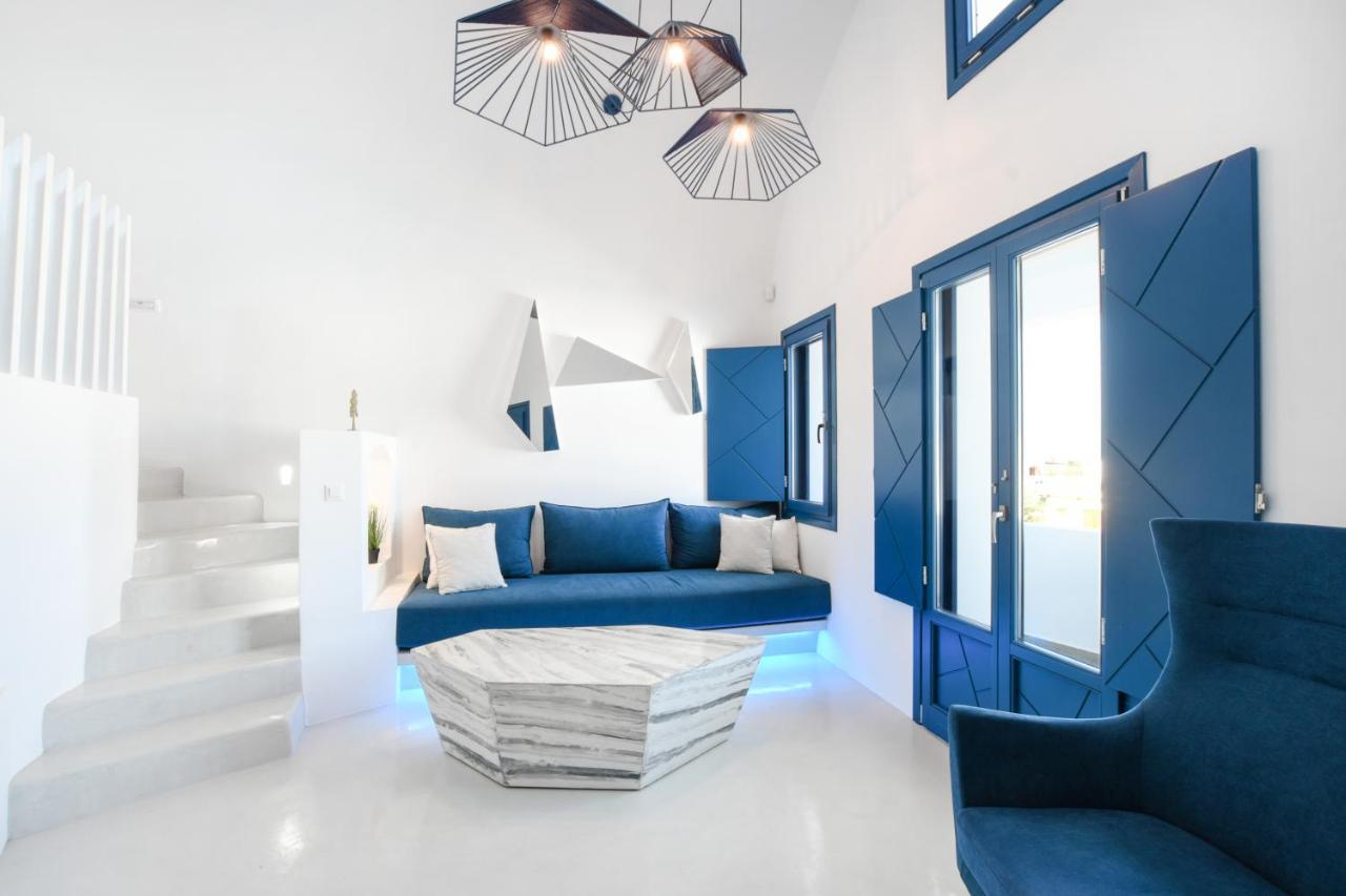 Blue White Residence Monólithos Dış mekan fotoğraf