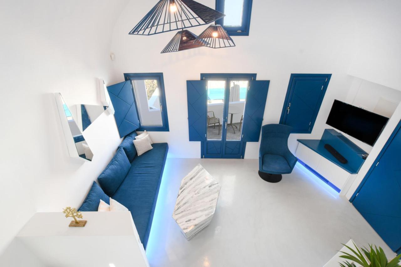 Blue White Residence Monólithos Dış mekan fotoğraf