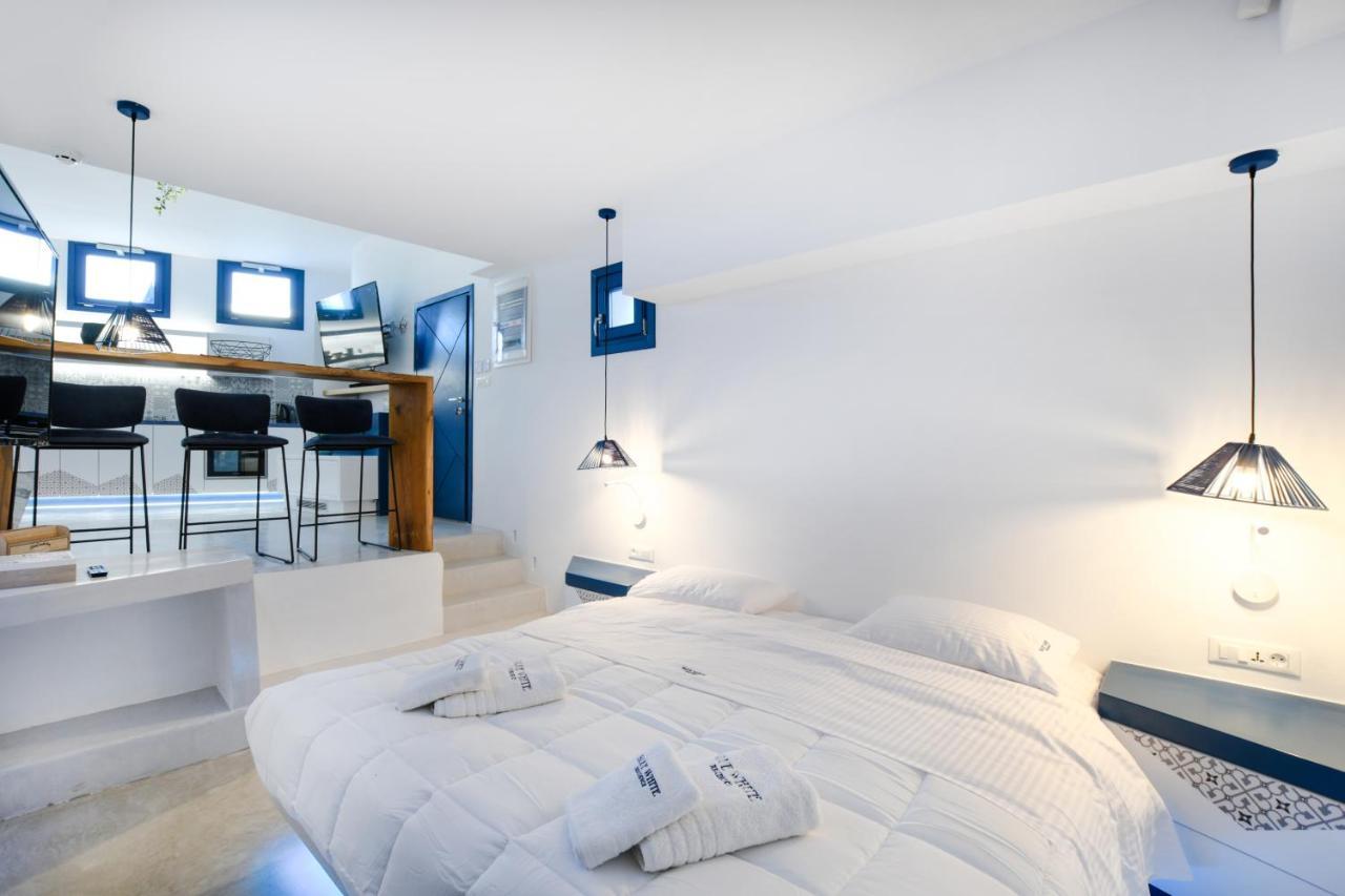 Blue White Residence Monólithos Dış mekan fotoğraf